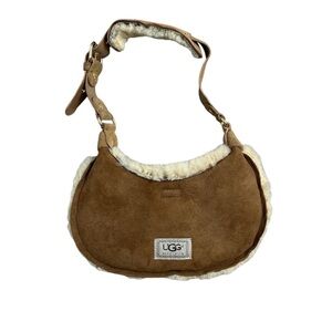 UGG Classic Ultra Baby Love Hobo Purse Shearling Suede